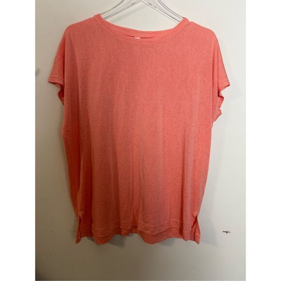 Athleta Release Tee Coral 657749 Small Short Sleeve - Picture 1 of 4
